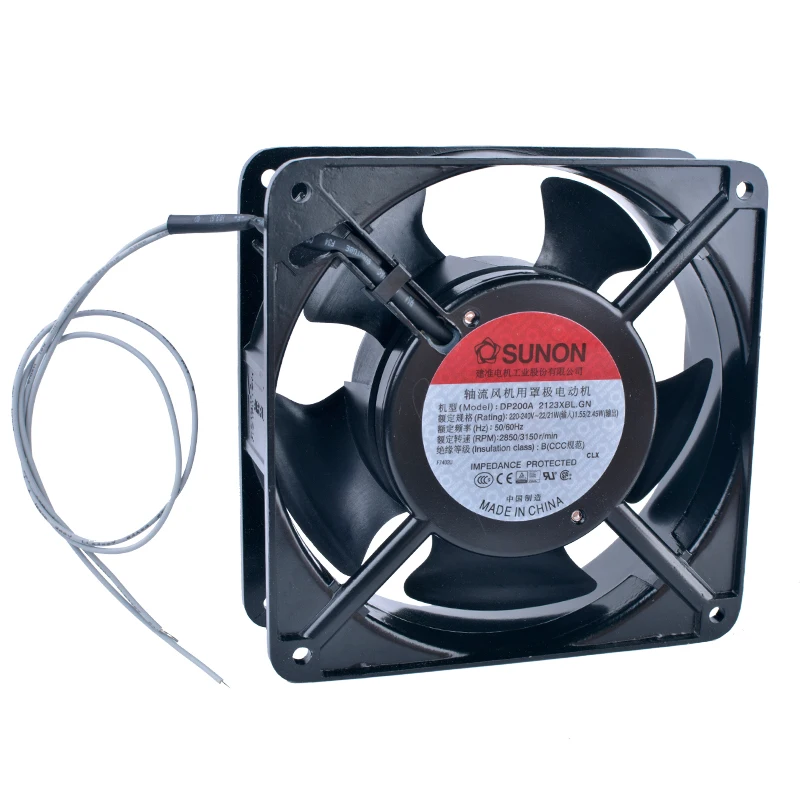 _ DP200A2123XBL.GN2123XBT 12 см 120 мм 12038 220 В металлический вентилятор охлаждения переменного
