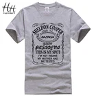 Новинка от HanHent, Теория большого взрыва, футболка с принтом Шелдона Купера базинги, Мужская хлопковая футболка для мужчин, мужские топы, футболки, Прямая поставка