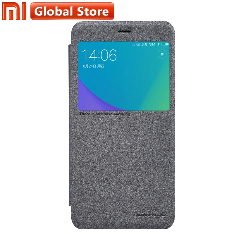Nillkin чехол для телефона Xiaomi Redmi Примечание 5A блестящий кожаный Note 5 окно полное