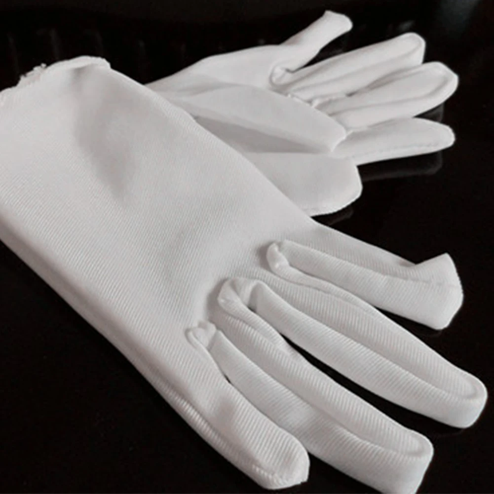 1 пара Детские эластичные атласные перчатки для танцев | Аксессуары одежды