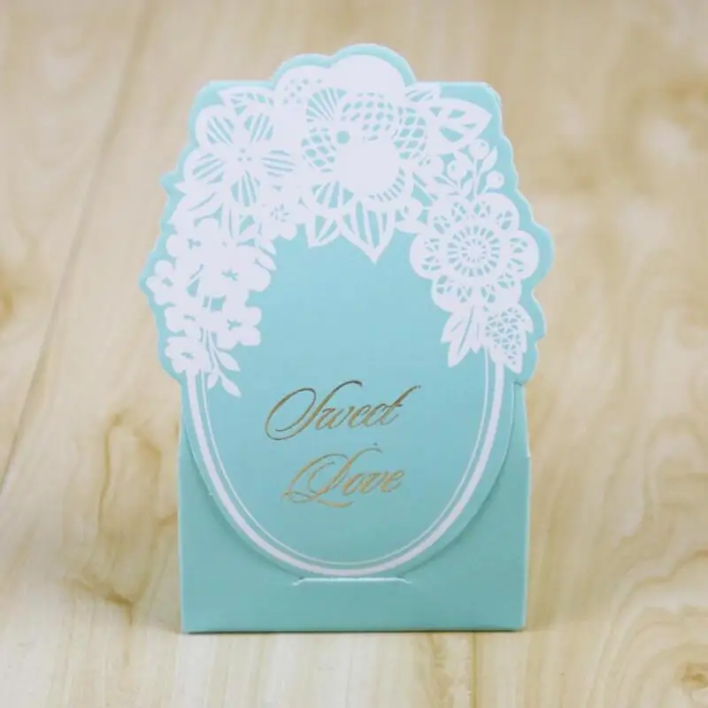 

Free Shipping 50pcs/lot Wedding Favor Boxes Gilt printing Candy Box Casamento Wedding Favors And Gifts Event & Party Supplies