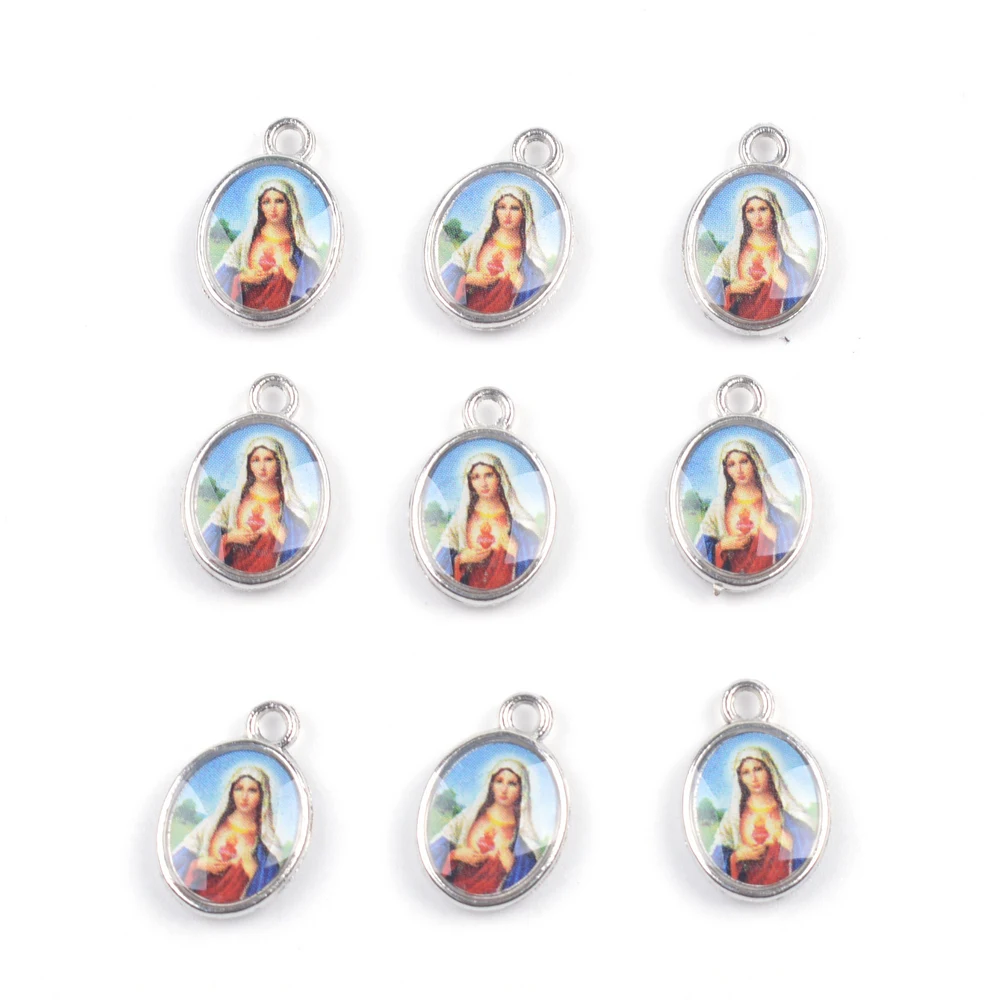 Модная Очаровательная маленькая католическая подвеска virgin Mary подходит для