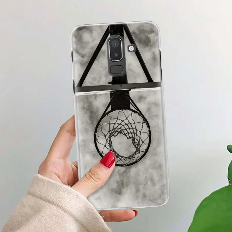 Пространство баскетбольный Бросок в кольцо чехол для samsung Galaxy J4 J6 плюс J3 J5 J6 J7 J8 C2 Core J5 J7 премьер Футляр для телефона