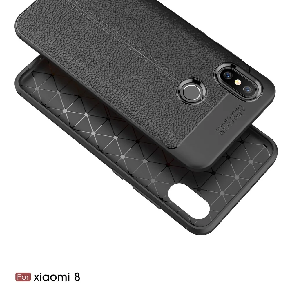 Rjust мягкий чехол TPU для Xiaomi mi 8 SE 6 5X 6X Примечание 3 Макс 2 X S ультра тонкий кожаный