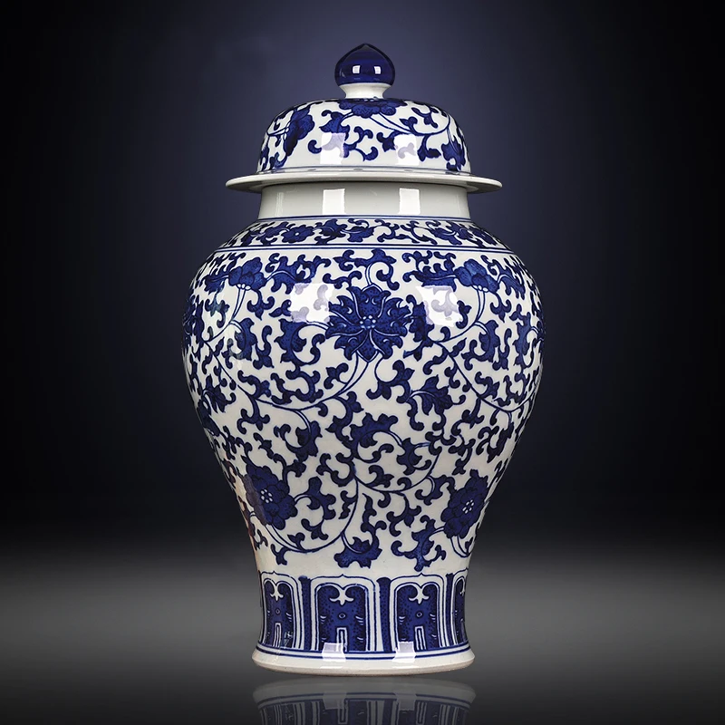 Фарфоровая керамическая кувшин Jingdezhen ручной работы синий и белый формочки для