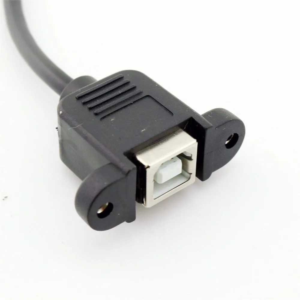20x USB 2 0 B папа 90 градусов правый угол к гнездо принтера Панель Крепление