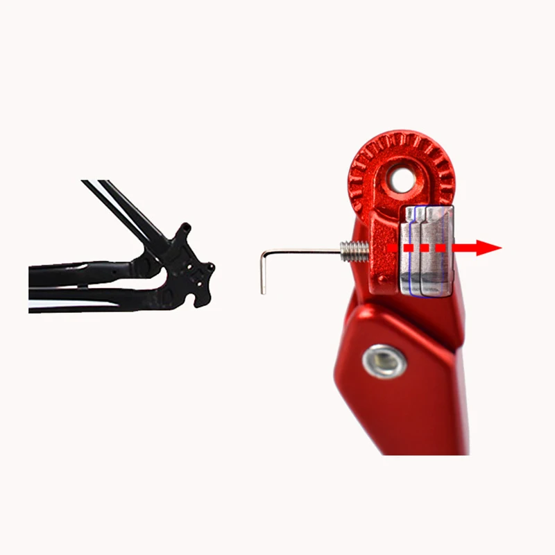 Регулируемая подставка из алюминиевого сплава для дорожного велосипеда