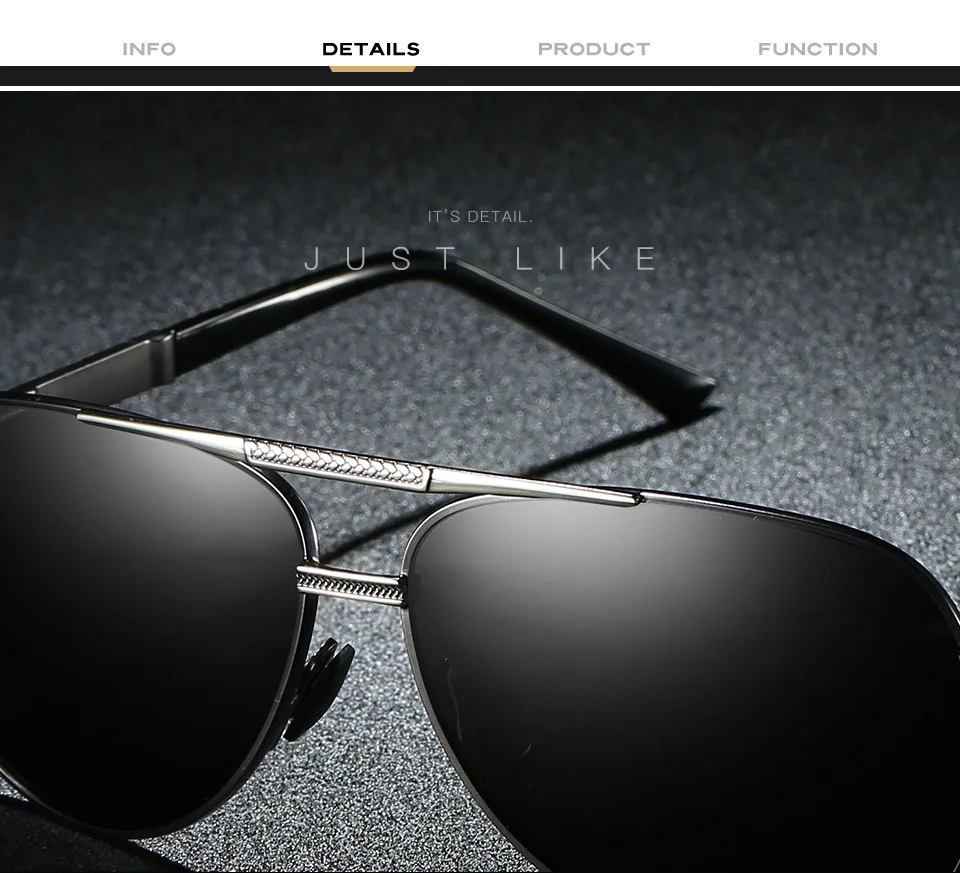 Солнцезащитные очки AORON мужские/женские поляризационные классические солнечные