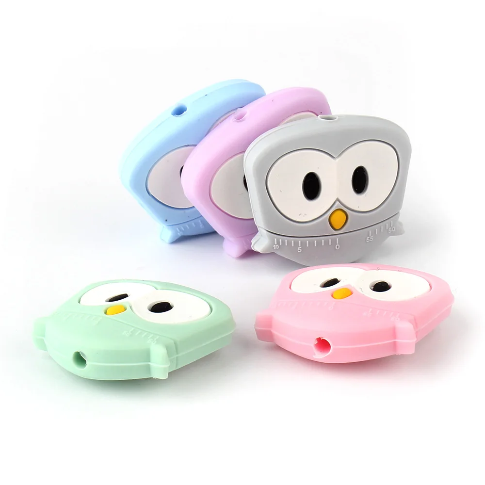 Силиконовые шарики в виде совы для грызунов аксессуары прорезывания зубов 5