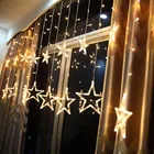 Новогодние светодиодные гирлянды, рождественские украшения на рождественские украшения для дома лампы, новый год 2020