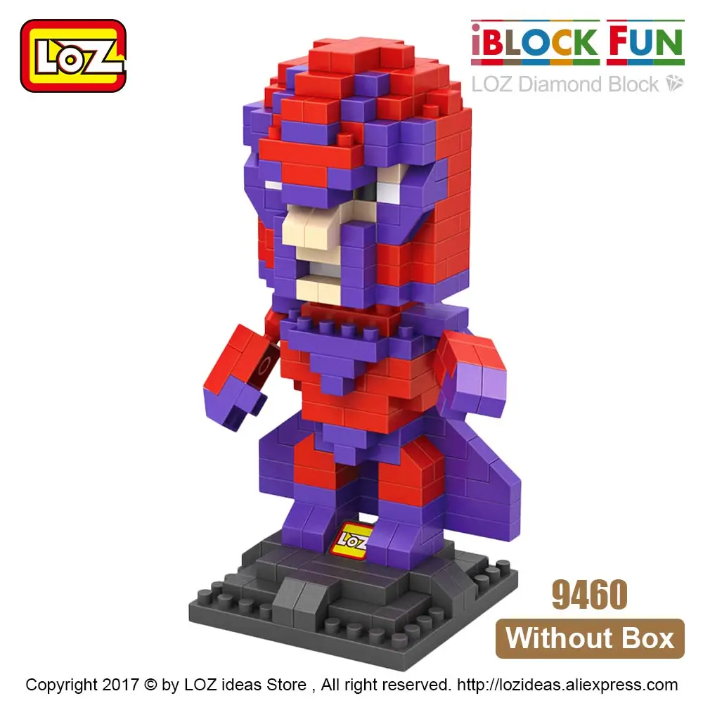 9460 Without Box LOZ, алмазные блоки, супергерои, строительные блоки, Мини фигурки, Детские супергерои, кирпичи, пластиковые сборные игрушки для детей - Цвет: 9460 Without Box