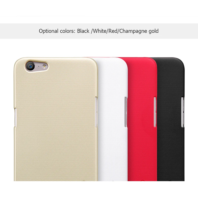 sfor OPPO A57/A39 Case Nillkin Frosted Shield Hard Plastic PC Back Cover for with Screen Protector |
