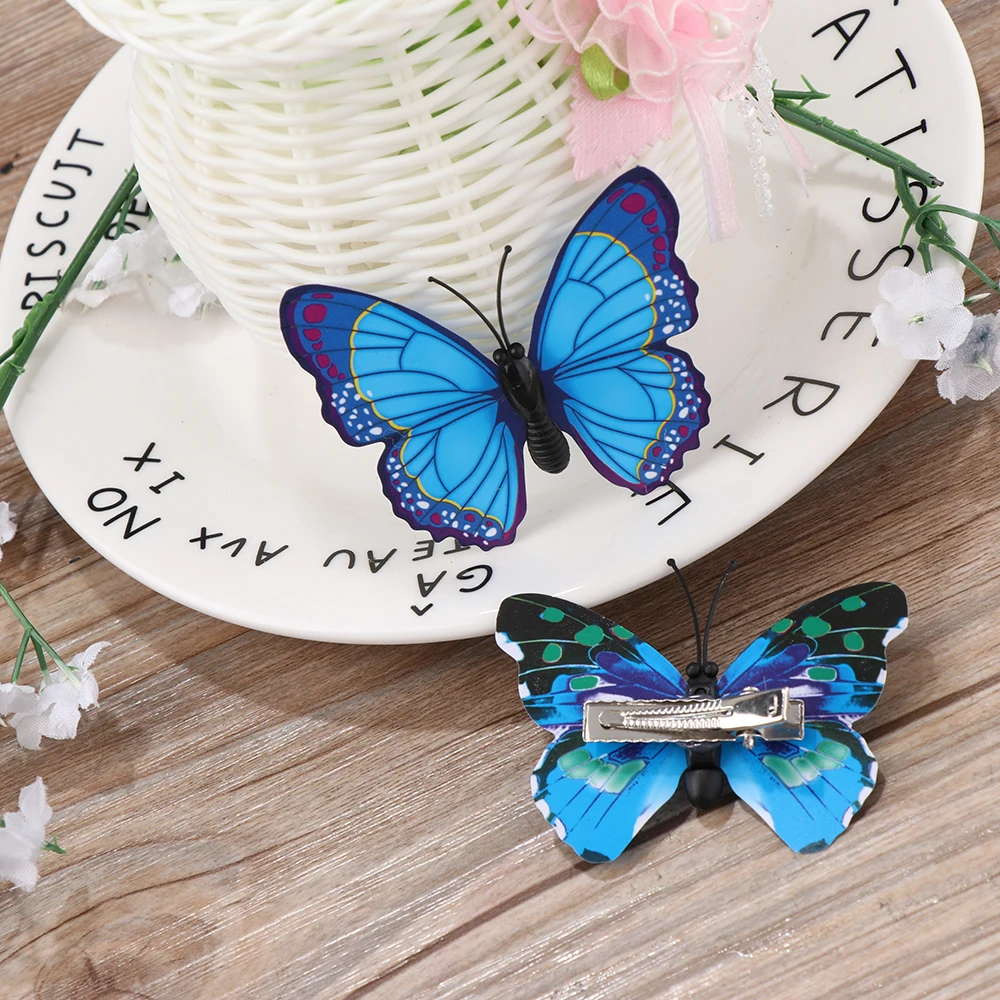 5 шт./компл. женская маленькая заколка бабочка для волос ручная работа украшение