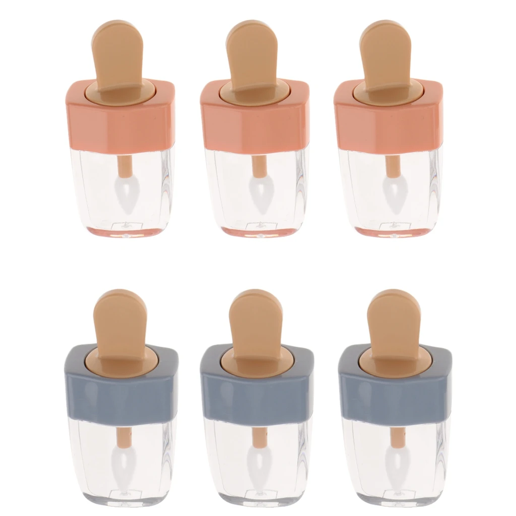 Пустой флакон для блеска губ 3 х 5 мл миниатюрный блеск с крышкой | Красота и