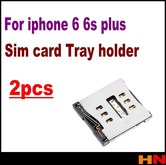 2 шт. разъём для iPhone 6 PLUS 6G 4 7 5 дюйма|sim card reader holder|card slotsim socket holder |