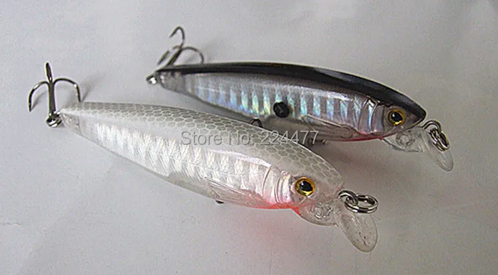 

7g 7cm Fishing Lure Minnow Bait Fishing Tackle Chinese Hook Salt Water or Fresh Water Cast Plastic Hard Bait