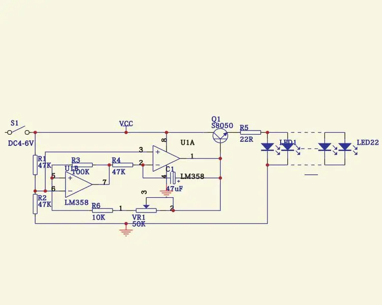 Электронный DIY Kit сердце Форма охлаждающаяся Лампа Комплект DC 4 V-6 V Дыхание светодиодный люкс Красный белого и синего цвета зеленый DIY продукция для обучения
