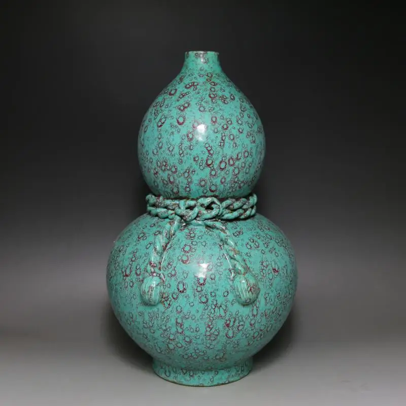 

#9Antique Old QingDynasty porcelain vase,turquoise glaze, Home Decorations / ollection & adornment, Free shipping