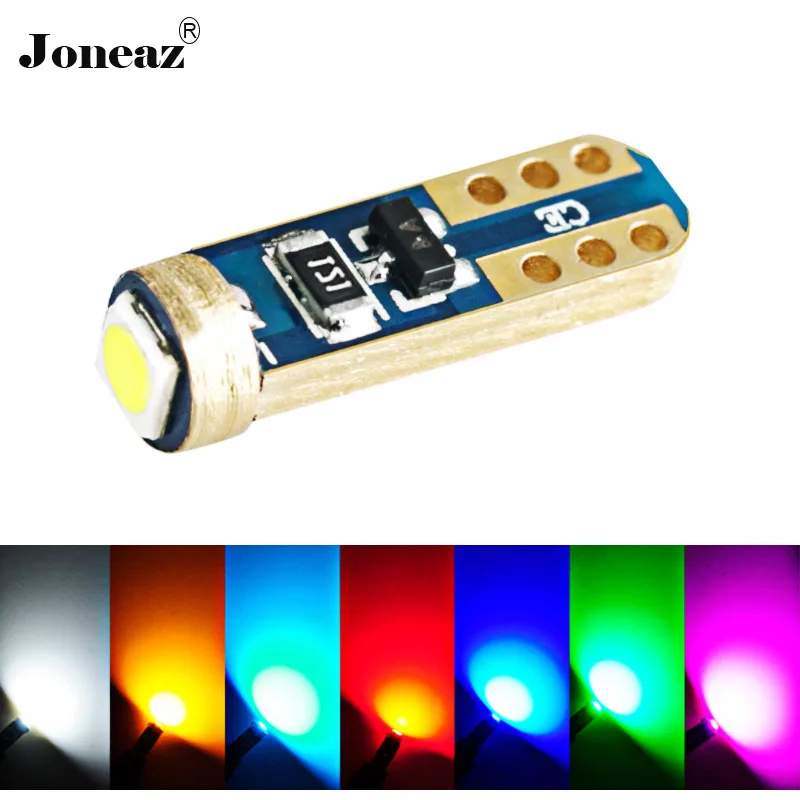 10X bombillas led t5 12 В 24 в авто свет t 5 лампу led dc ampoule ledlamp 3030 smd измерительная приборная панель инструмент свет Joneaz