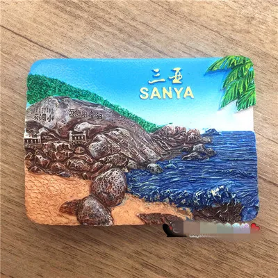 San Ya Китай Туристический сувенир для путешествий 3D Смола магнит на холодильник