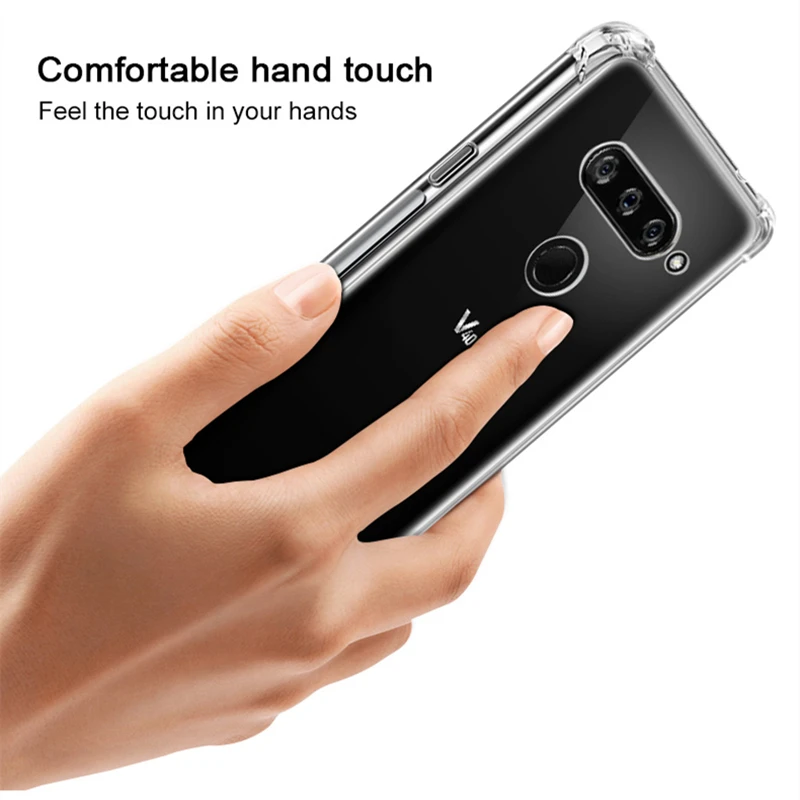 Мягкий прозрачный противоударный чехол для LG G6 G7 G8S ThinQ Stylo 3 4 5 K9 K40S K50S Q60 Q70 V20 V30 V40 V50 K20 K30 чехол
