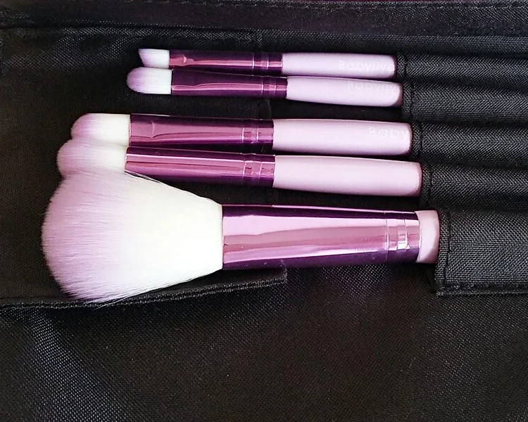 Набор кистей для макияжа 5 шт. светло-фиолетовые кисти пудры консилера теней век