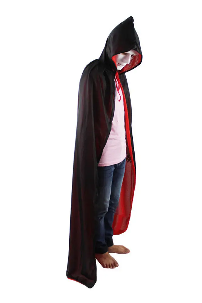 

Kids Children Halloween Cloak Cape Hooded Medieval Costume Witch Wicca Vampire Halloween Costume Dress Coats