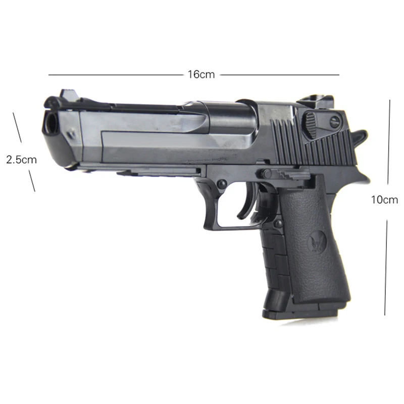 

43Pcs DIY Building Blocks Toy Gun Military Series Simulation Gun Model bullets Assembly Educational Toys For Children Kid Boy