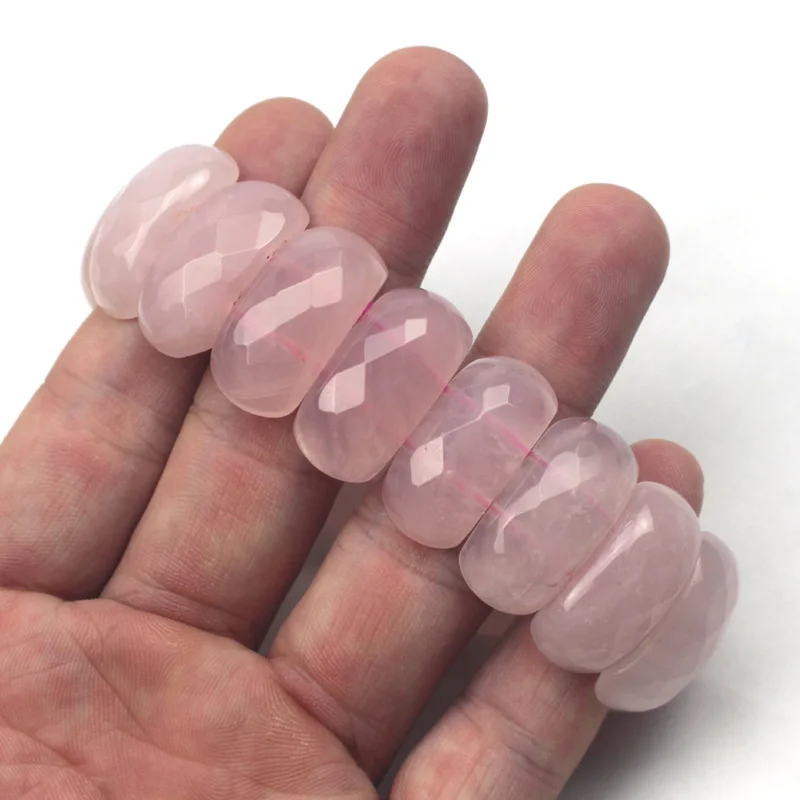 Браслет из натурального камня кварта | Украшения и аксессуары