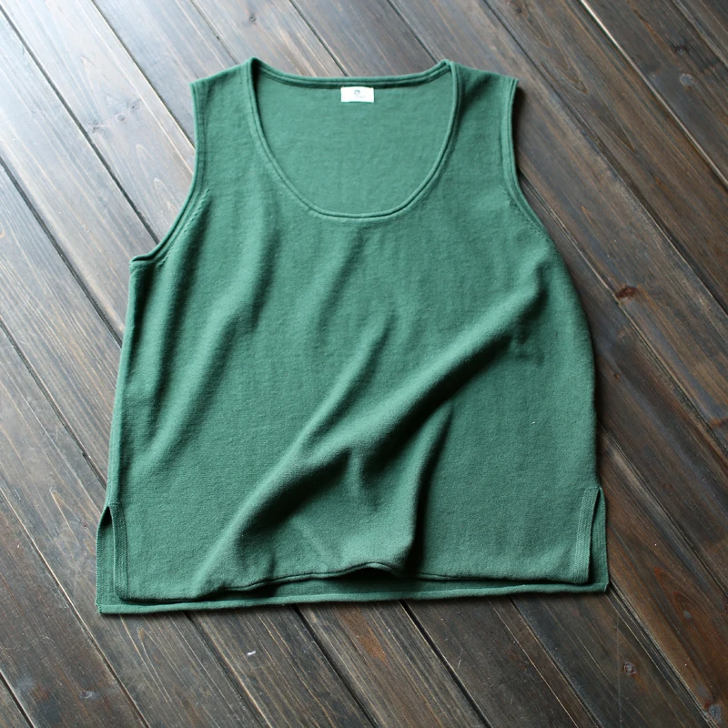 TaFiY Colete Feminino, женские топы, винтажные, с круглым вырезом, трикотажные, повседневные, подходят ко всему, хлопковые майки, одноцветные, короткие, на бретелях, кроп-Топ для женщин