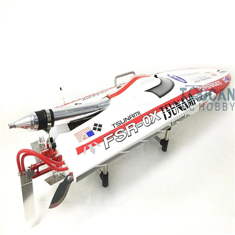 DT125 ARTR 49 &quot30CC бензин стекловолокно RC гоночная лодка Глубокий V Monohull TH02677|racing boat|rc