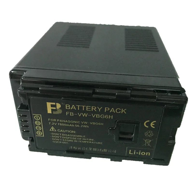 VW-VBG6 литиевые батареи VW VBG6 VWVBG6 для цифровой камеры Panasonic AG-HMC154ER HMC154GK AG-HMC154P |