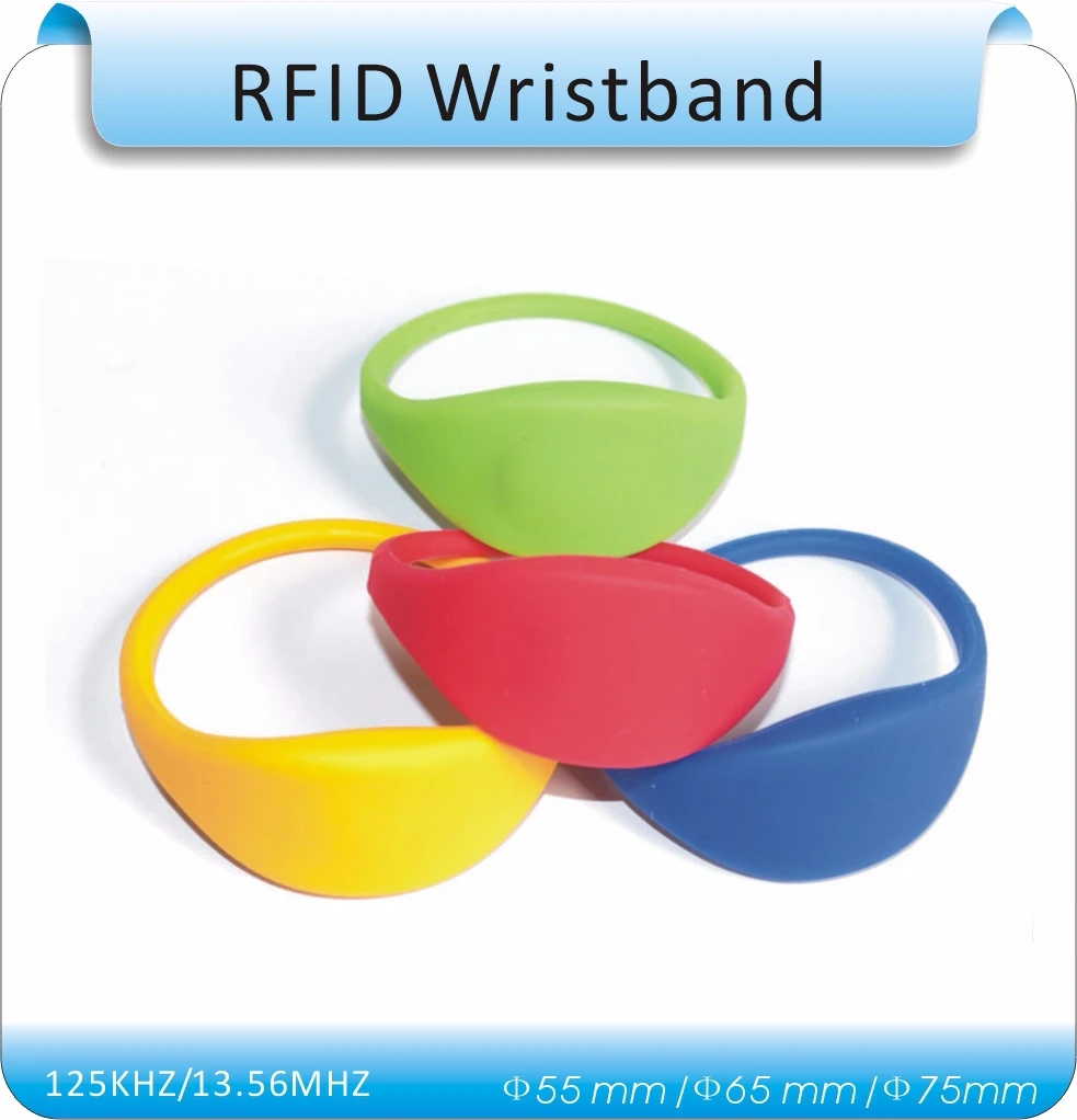 1 RFID считыватель + 50 шт. 7 # IP68 водонепроницаемый силиконовый 125 кГц EM4100 rfid
