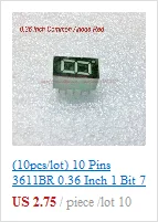 10 шт./лот) 18 шпильки 5621BB 0,56 дюймов 2 знака после запятой биты 7-сегментный синий светодиодный Дисплей общий анод цифровой Дисплей