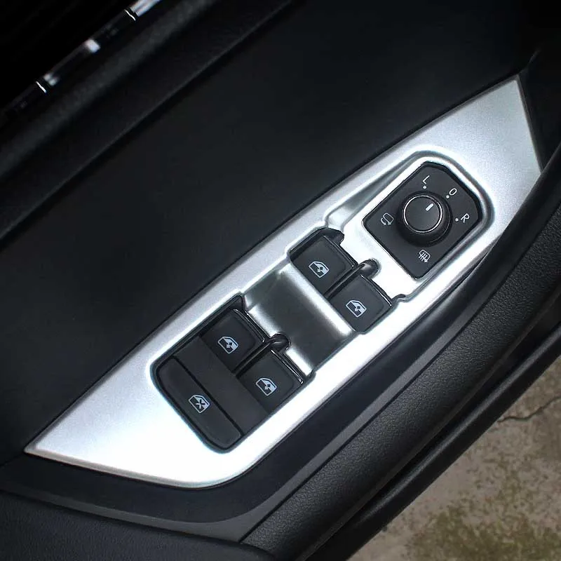 Внутренняя серебристая отделка рулевого колеса для SKODA KODIAQ стеклянная подъемная