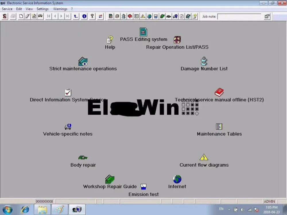 Vas 5054A Odis новейшее программное обеспечение 5.1.6 с инженером 9,04 EKA 8 и Elin 5,3 VASPC 19,01 VAG ODIS 5.1.3 320G HDD программное обеспечение