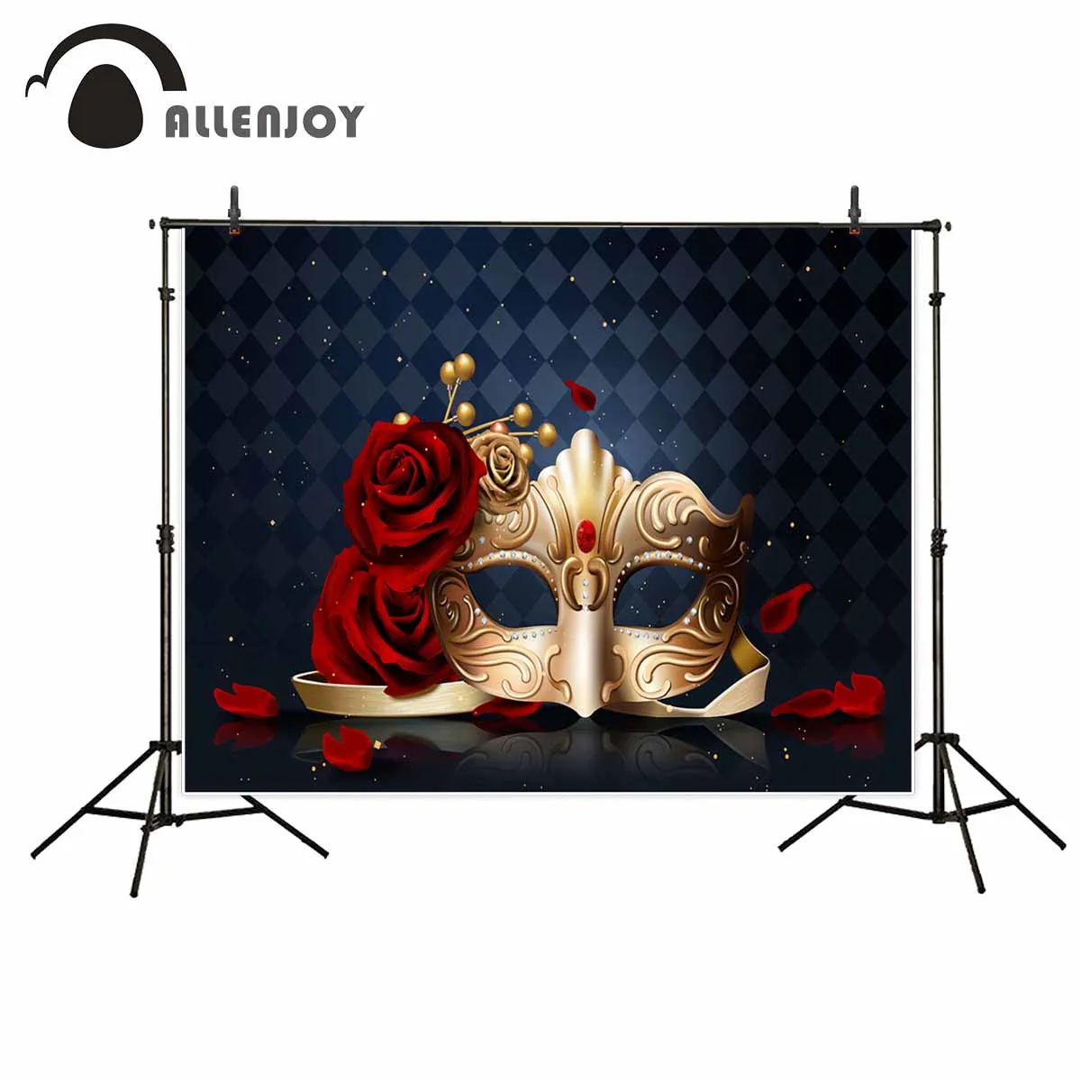 Allenjoy великолепный Виниловый фон для детской фотосъемки с красными розами и