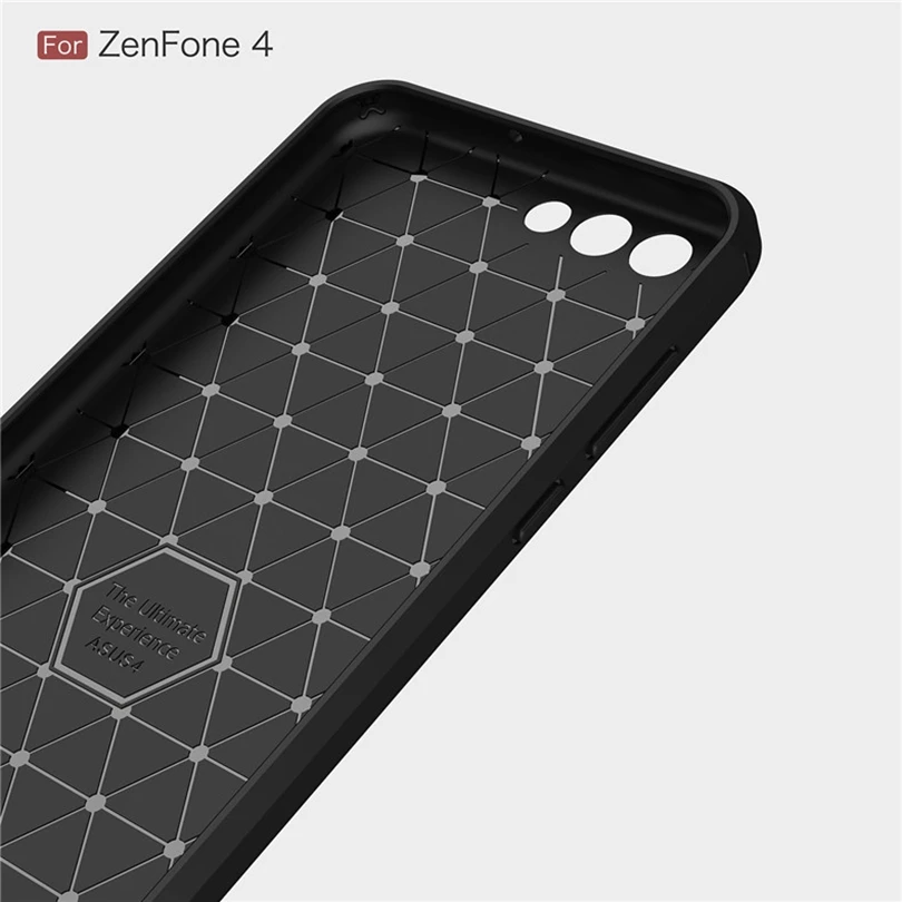 Для Asus Zenfone 4 ZE554KL 5 &quotчехол противоударный мягкий ТПУ матовый прочный резиновый