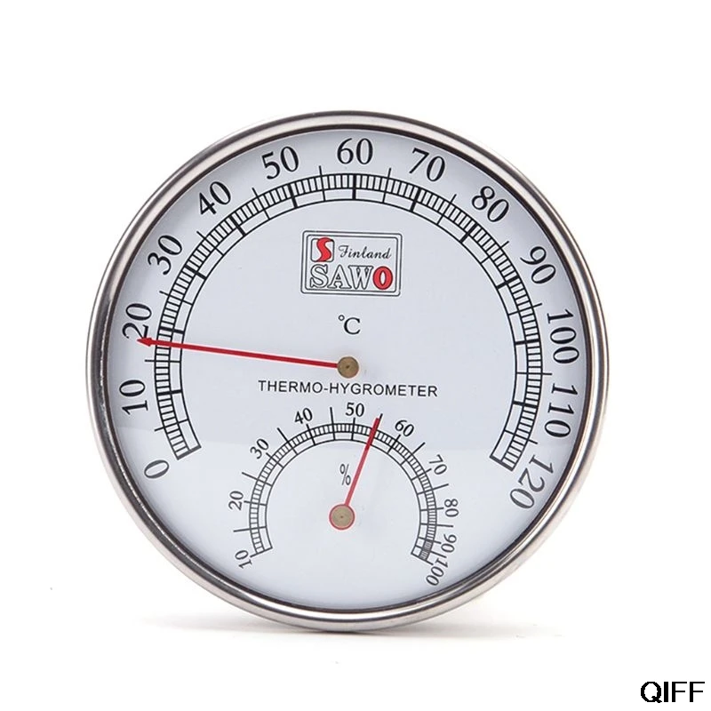 Термометр для сауны металлический чехол термометр паровой гигрометр ванной и