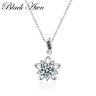 Романтическое серебряное ожерелье, роскошные ювелирные изделия из стерлингового серебра 925 пробы, ожерелье со звездой, женские свадебные ожерелья, подвески P027