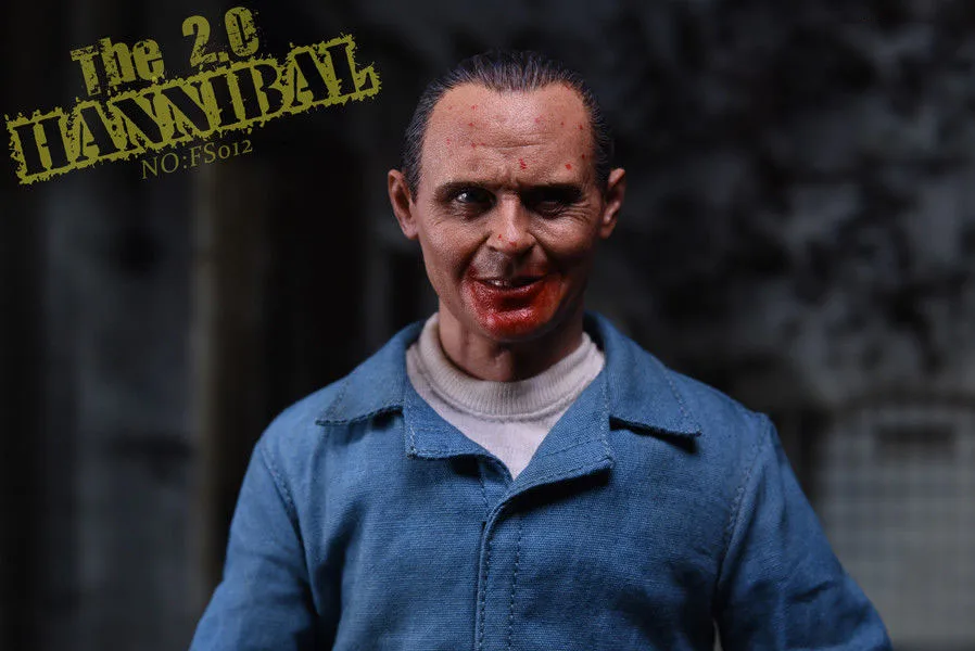 FS012 1:6 The Silence of the Lambs Hannibal Lecter 2,0 кукла игрушка с 2 шт. голова лепить полный набор фигурка модель игрушки