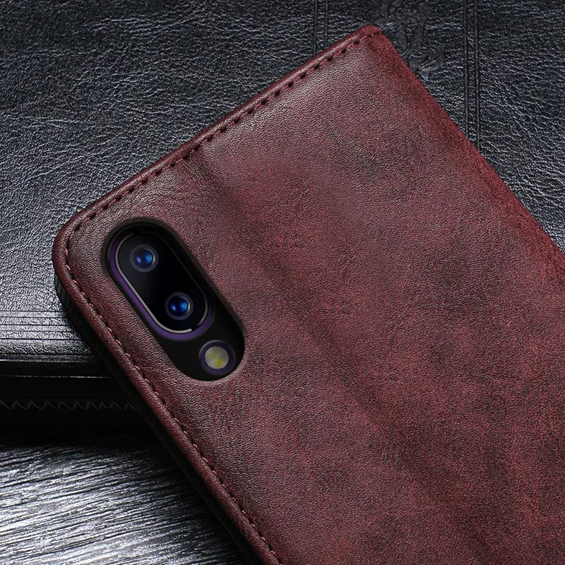Umidigi One Max чехол 6 3 дюйма Роскошный Ретро флип-чехол из искусственной кожи для UMIDIGI