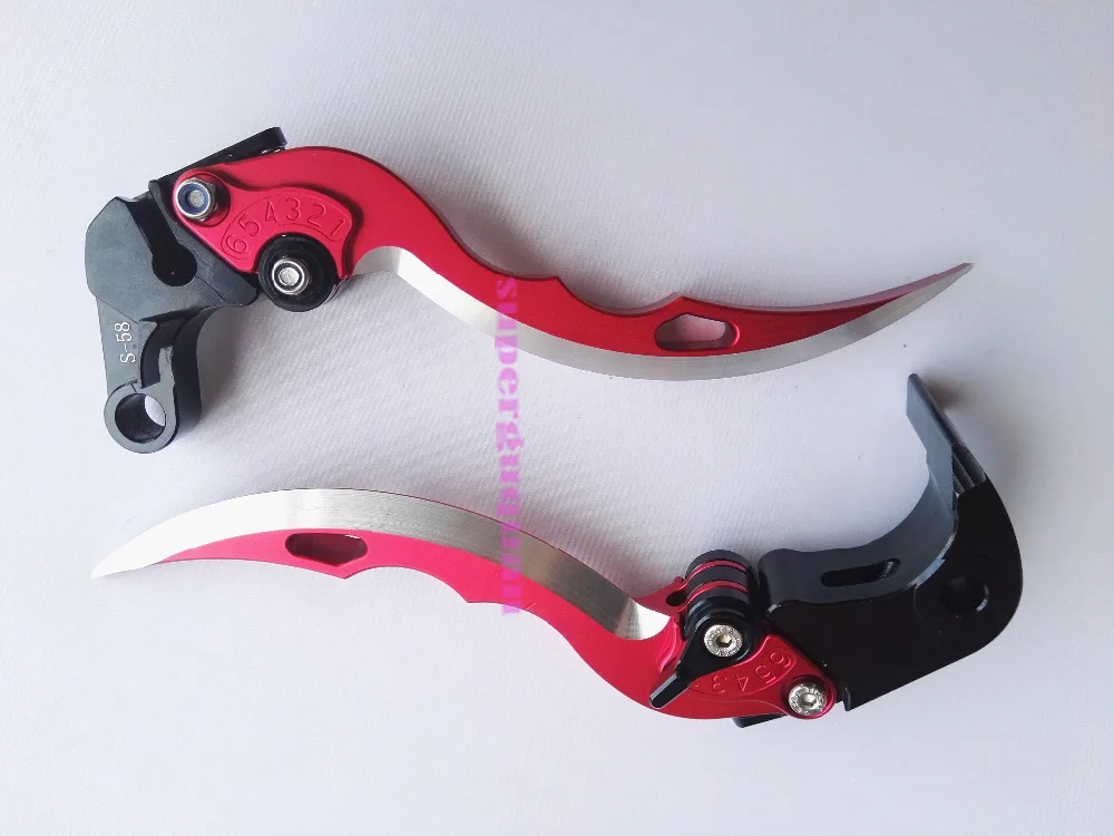 Новые рычаги тормоза и сцепления для мотоциклов с чпу стиль лезвия Suzuki GSXR600 GSXR750