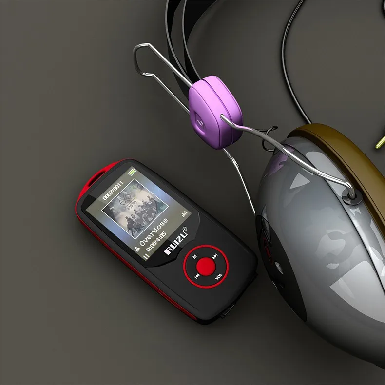 RUIZU X06 Bluetooth MP4 плеер 16 Гб Высокое качество без потерь Звук Музыкальный плеер Walkman с fm-радио MP4 видео плеер