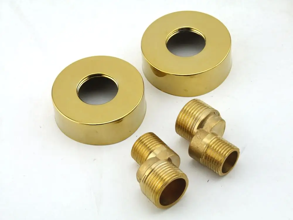 BECOLA бесплатная доставка роскошный набор для душа золотой цвет смеситель две