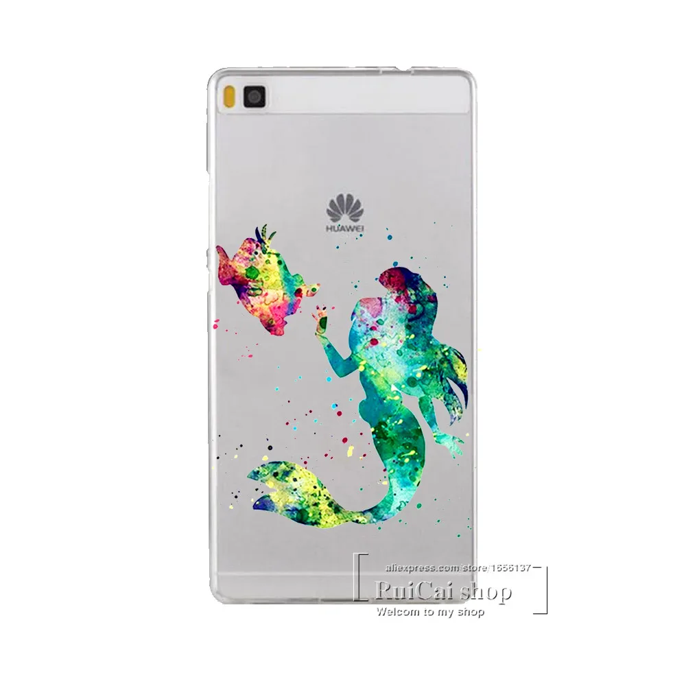 Чехол с изображением животных Микки Мауса Белоснежки для Huawei P7 P8 P9 P10 P20 Pro Lite Plus