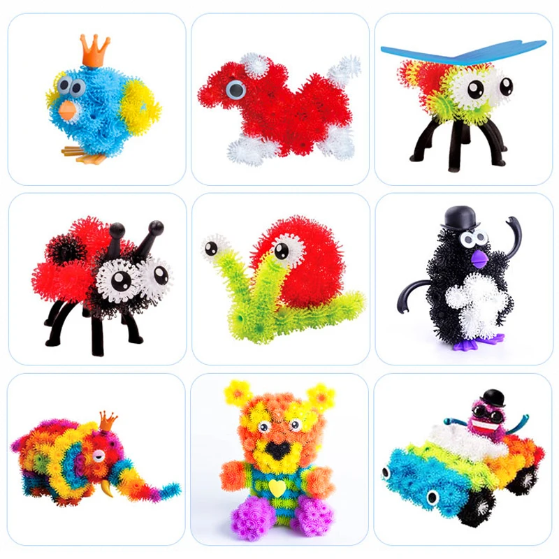 1000 шт./лот сборный 3D пазл детские развивающие игрушки сделай сам мяч разной формы