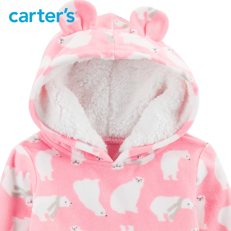 Carters/флисовая толстовка с капюшоном и леггинсами комплект из 2 предметов осенне