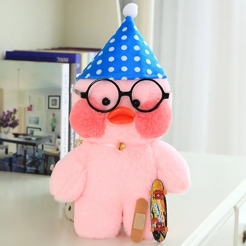 7 Kawaii LaLafanfan кафе утка плюшевая игрушка мультяшная Милая Утка Мягкая кукла животные куклы детские игрушки подарок на день рождения для детей - Цвет: 7
