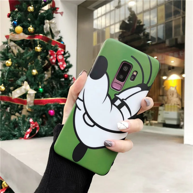 Goofy YHBBCASES пары телефон чехлы для samsung Galaxy S10 S8 S9 плюс крышка милый мультфильм животных мягкий чехол для samsung Note 8 9 чехол - Цвет: Goofy